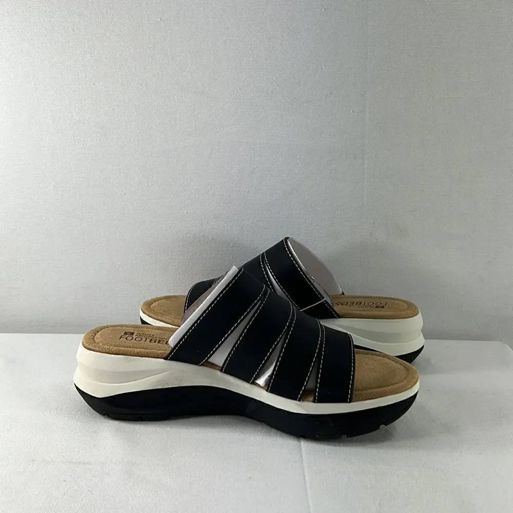 White Mountain Foot Beds Fascinate Black Smooth size 7 - Picture 3 of 7